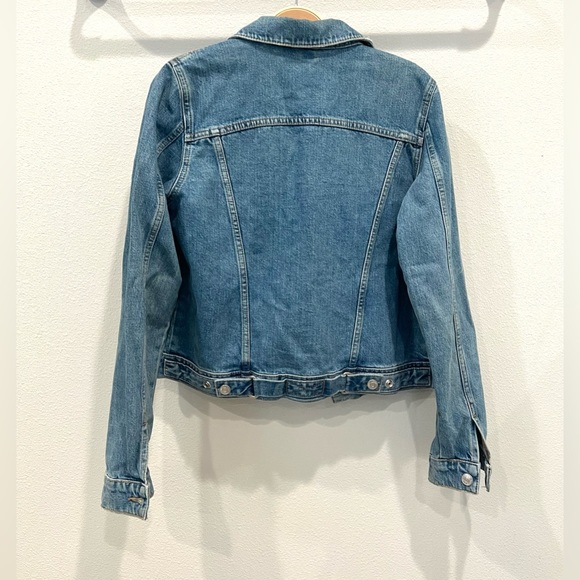 Topshop Women’s Moto Denim Jacket - Picture 2 of 3